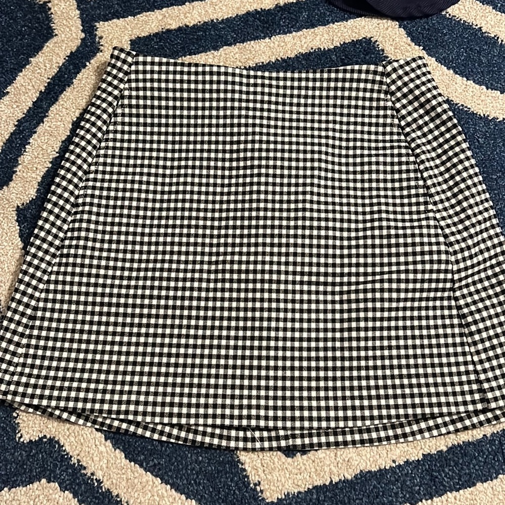 Checkered skirt